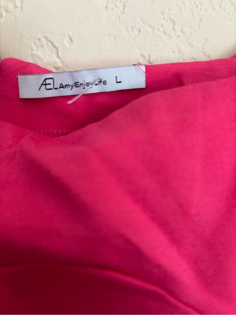 Fuchsia Ruffle-Hem Mini Dress with Structured Bust - Picture 3 of 5